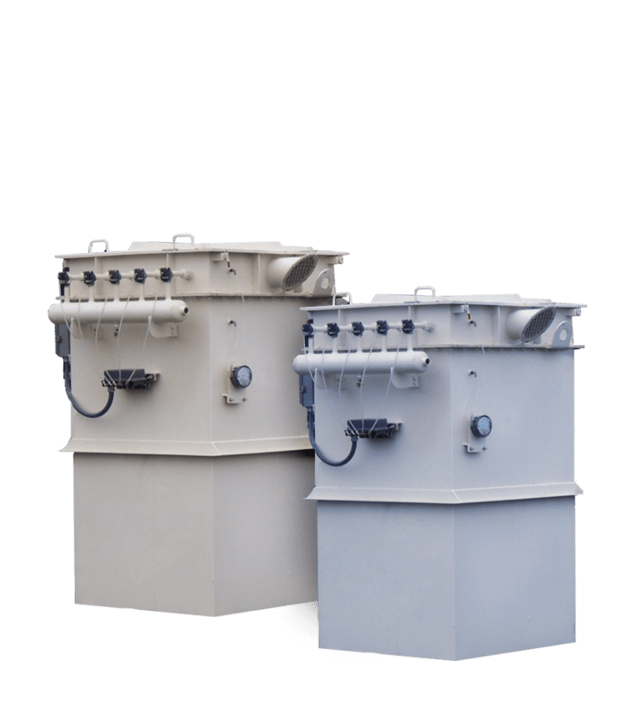 Two bin vent dust collectors