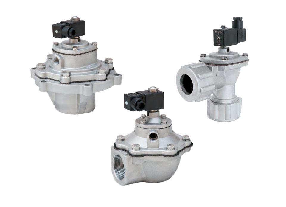 3 pulse valves made by the company TURBO ®