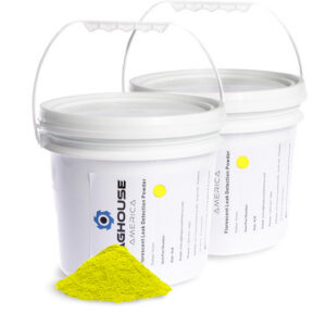Yellow Leak Detection Powder.