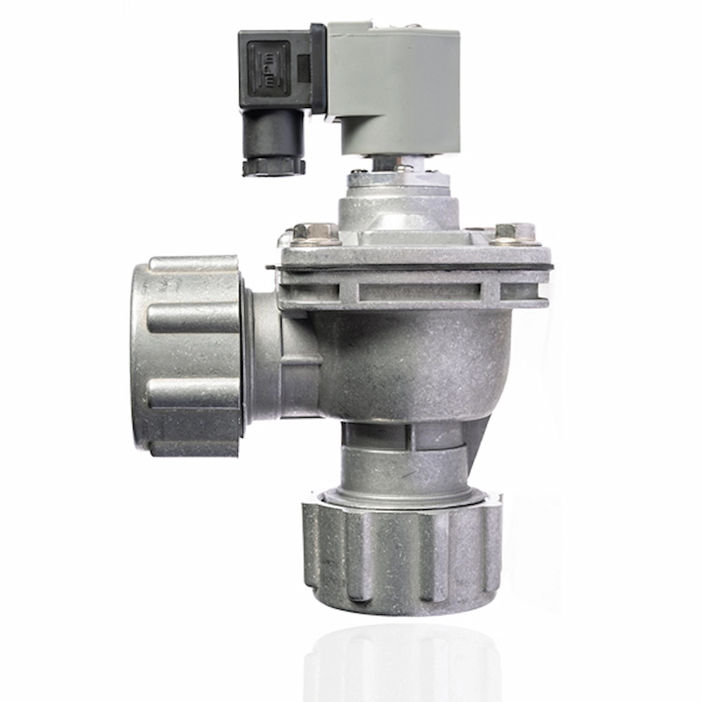 Pulse valve with integral solenoid.