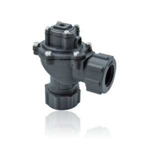 Mecair VEM 300 Series dresser nut diaphragm valve for remote piloting