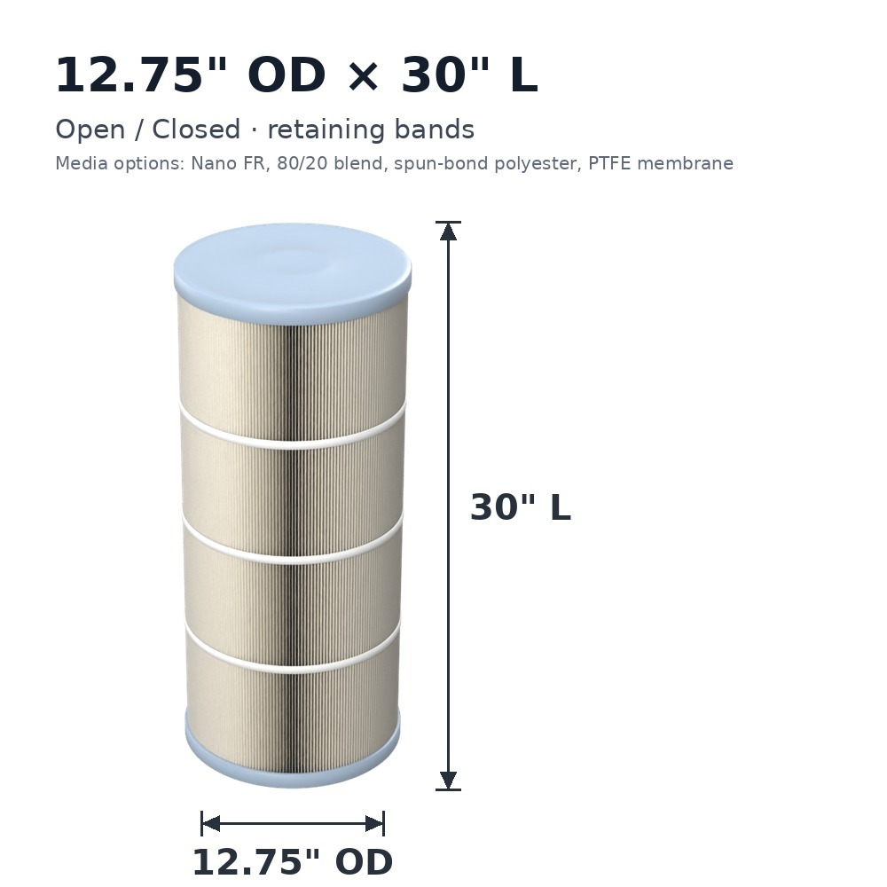 bha-cartridge-filter-12-75od-x-30l-open-closed-bands-3-bands-dimensions