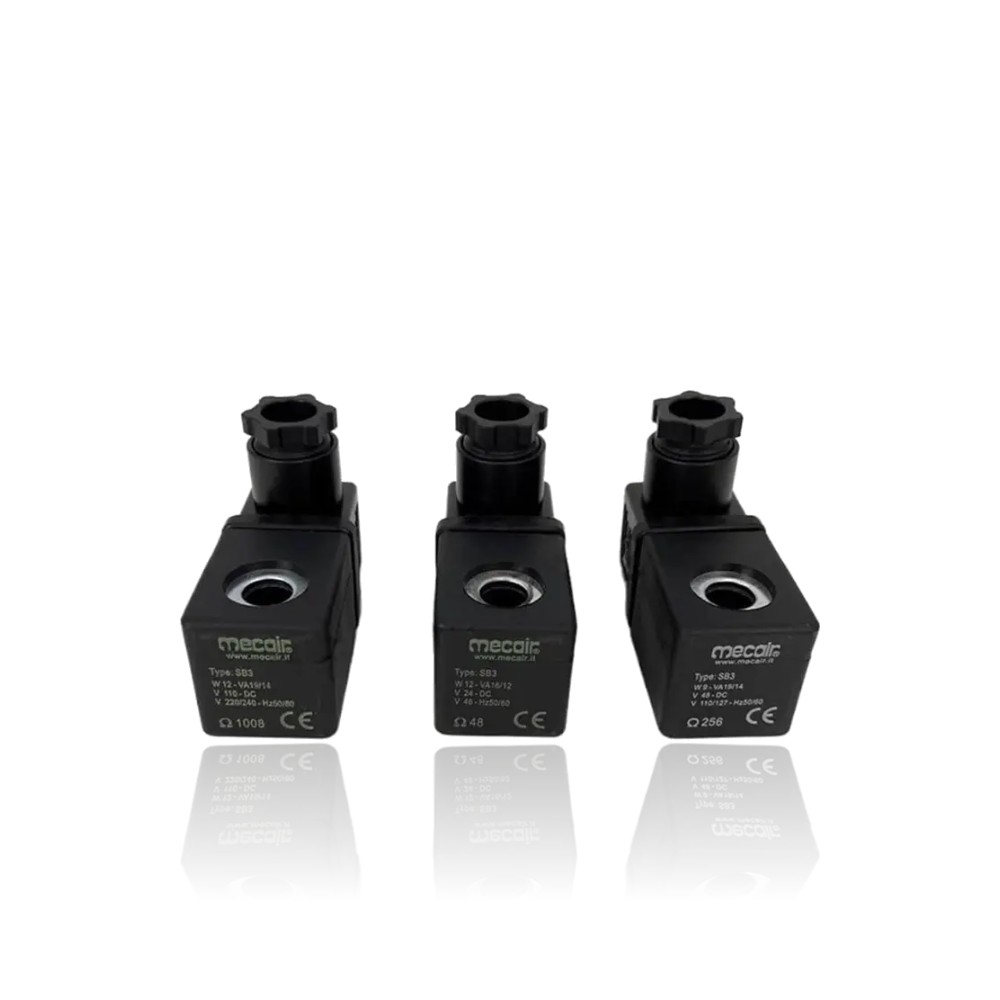 Mecair® SB3 solenoid coils (Type SB3) Representative image – Mecair® SB3 solenoid coils (Type SB3), same-series